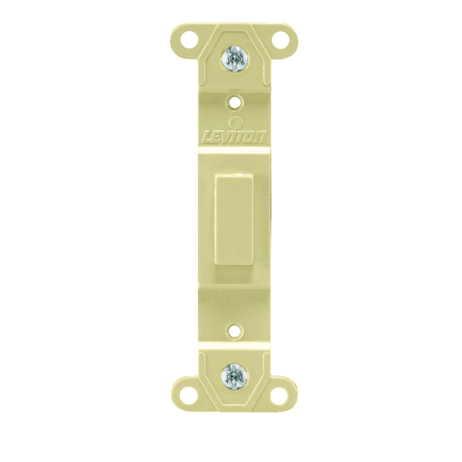 Leviton Ivory 1 gang Plastic Blank Wall Plate 1 pk