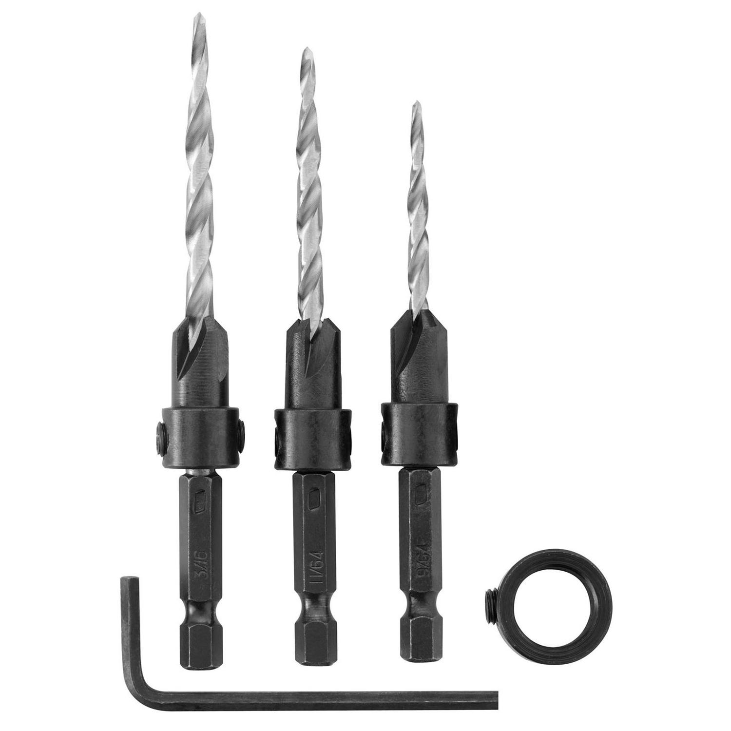 Irwin #6, #8 and #10 Countersink Set 4 pc