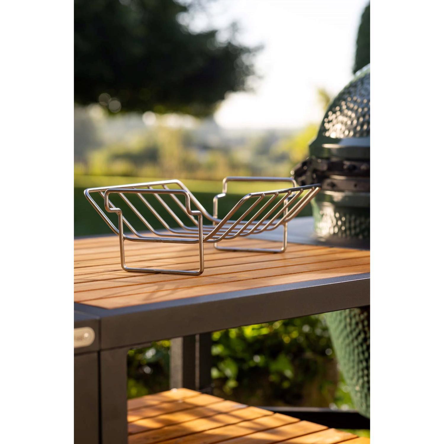 Big Green Egg Stainless Steel Roasting Rack 15.5 in. L X 10.5 in. W 1 pk