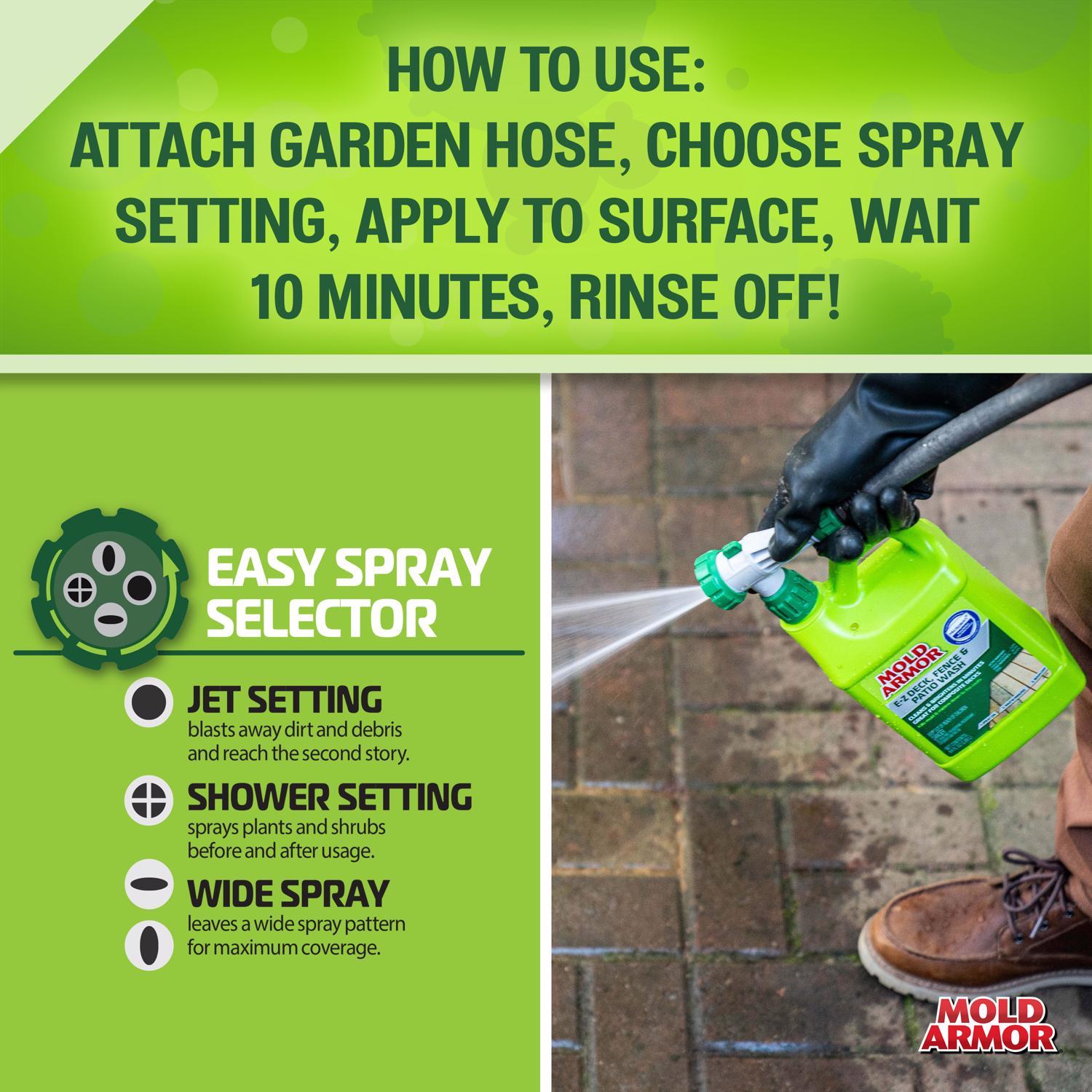 Mold Armor E-Z Deck/Fence/Patio Wash 64 oz