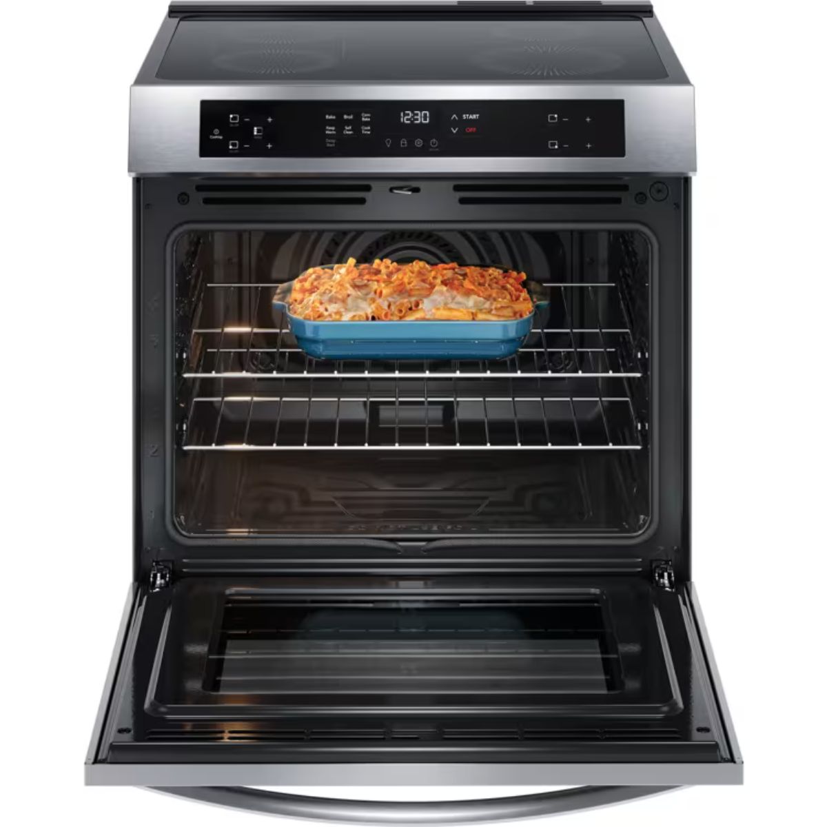 Frigidaire 5.3 Cu. Ft. Front Control Electric Induction Range with Convection Bake