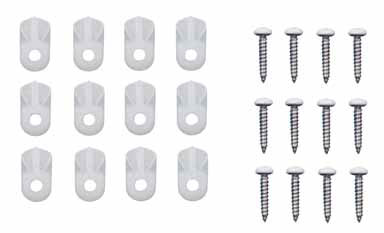 Prime-Line Plastic 0.6 in. L Screen Clip 12