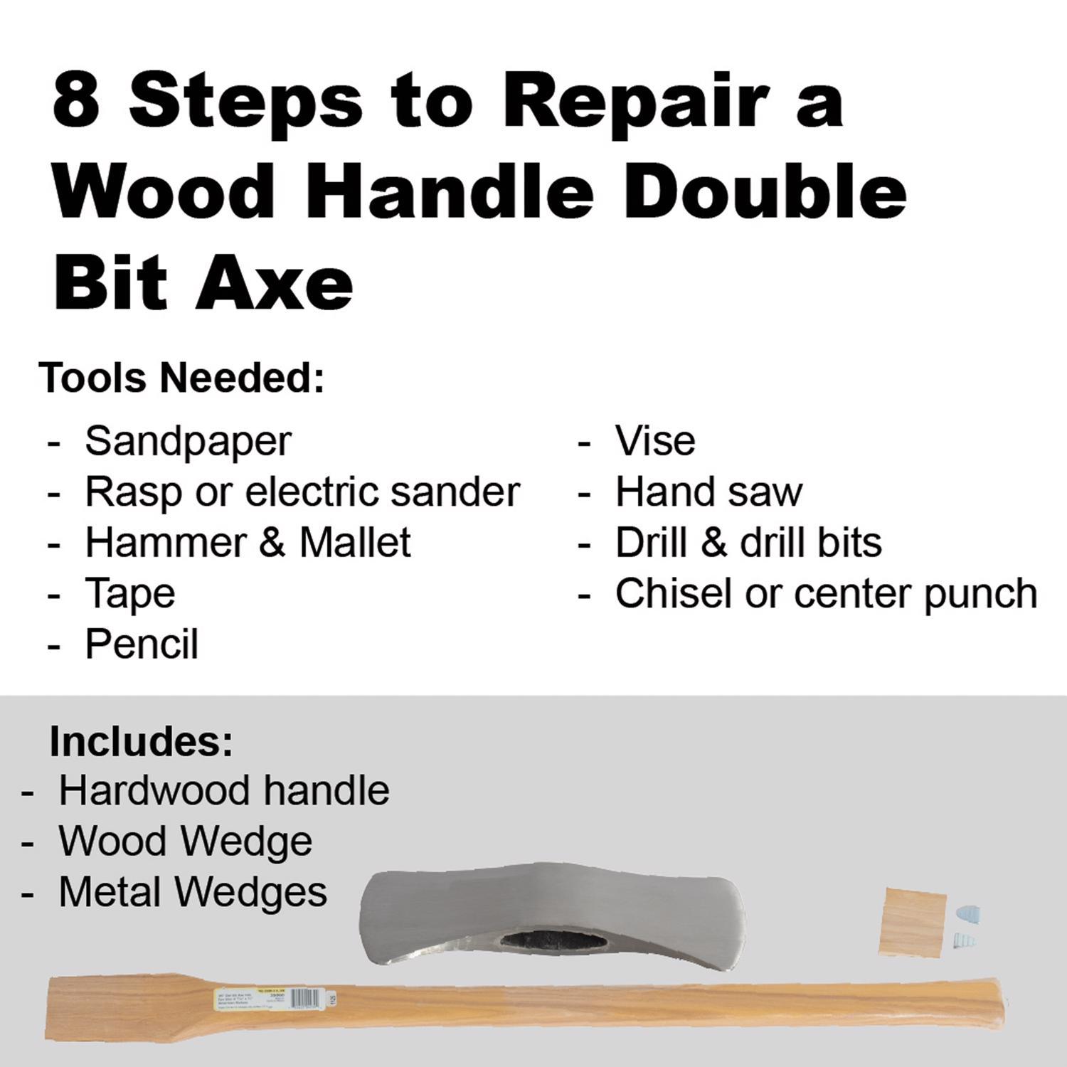 Truper 35 in. Wood Axe Replacement Handle