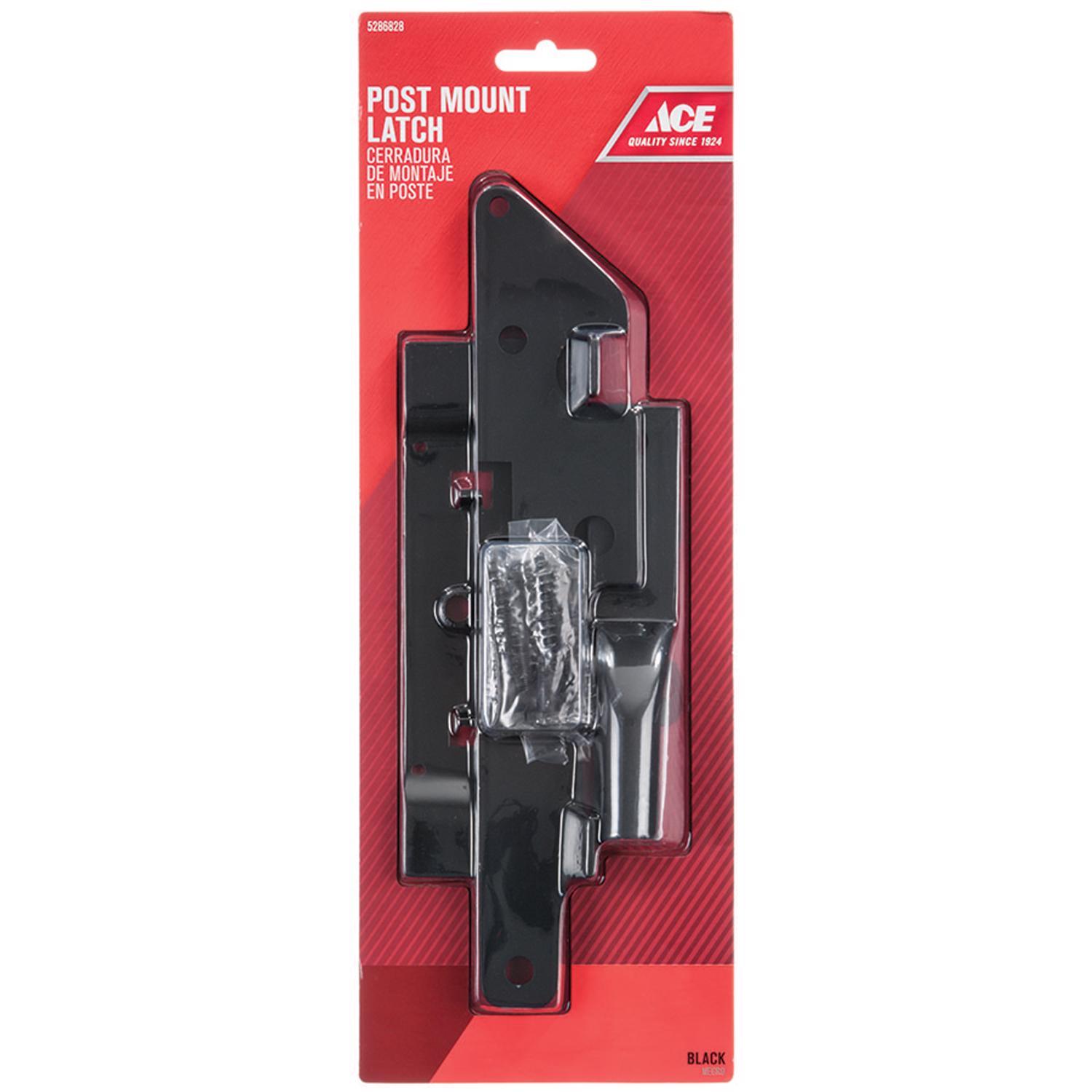 Ace 13.52 in. H X 4.75 in. W X 1.09 in. L Gloss Zinc Gate Latch