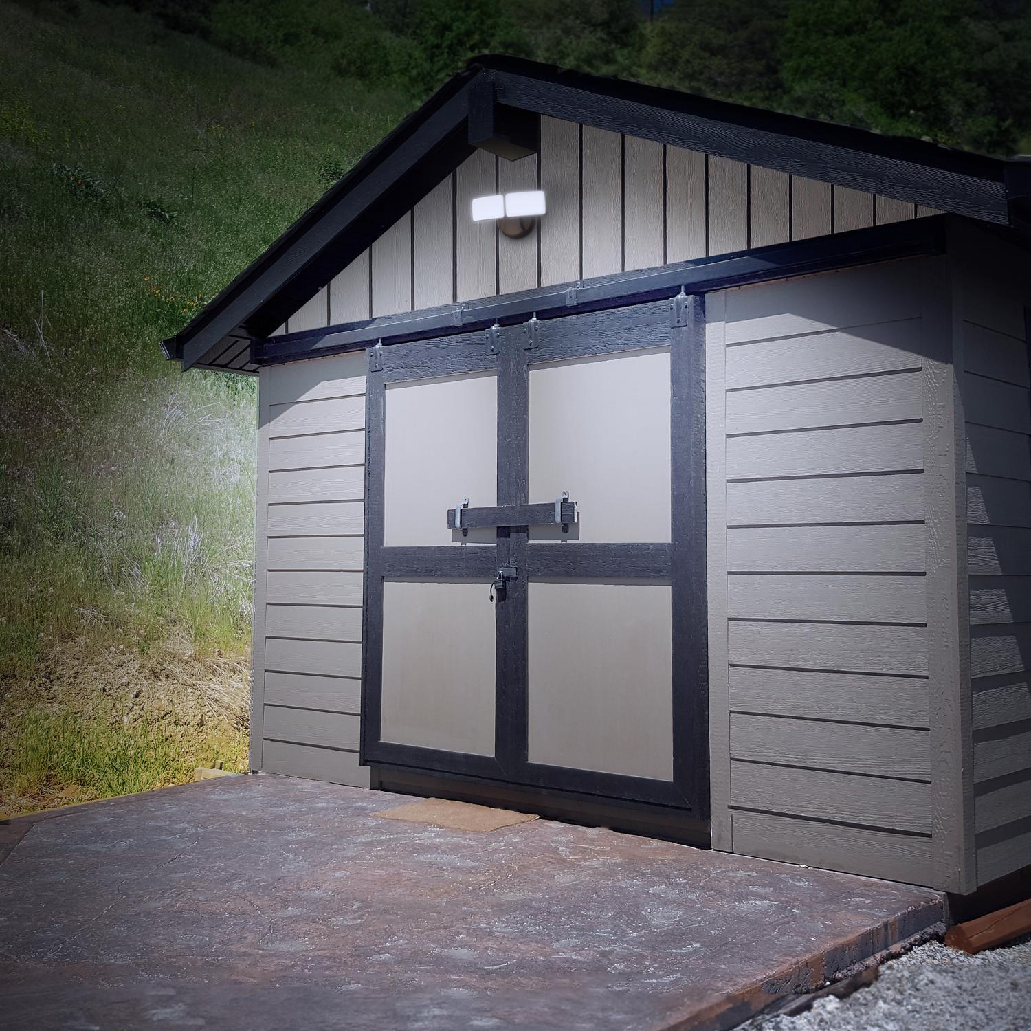 Feit LED Switch Hardwired LED Bronze Security Floodlight