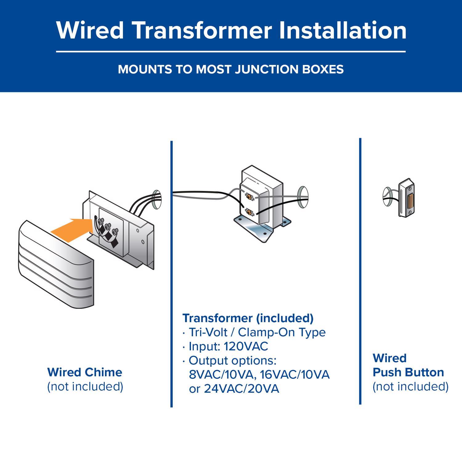 dhc GEシリーズ5点セット Heath Zenith Metal Wired Door Chime Transformer | Stine Home +