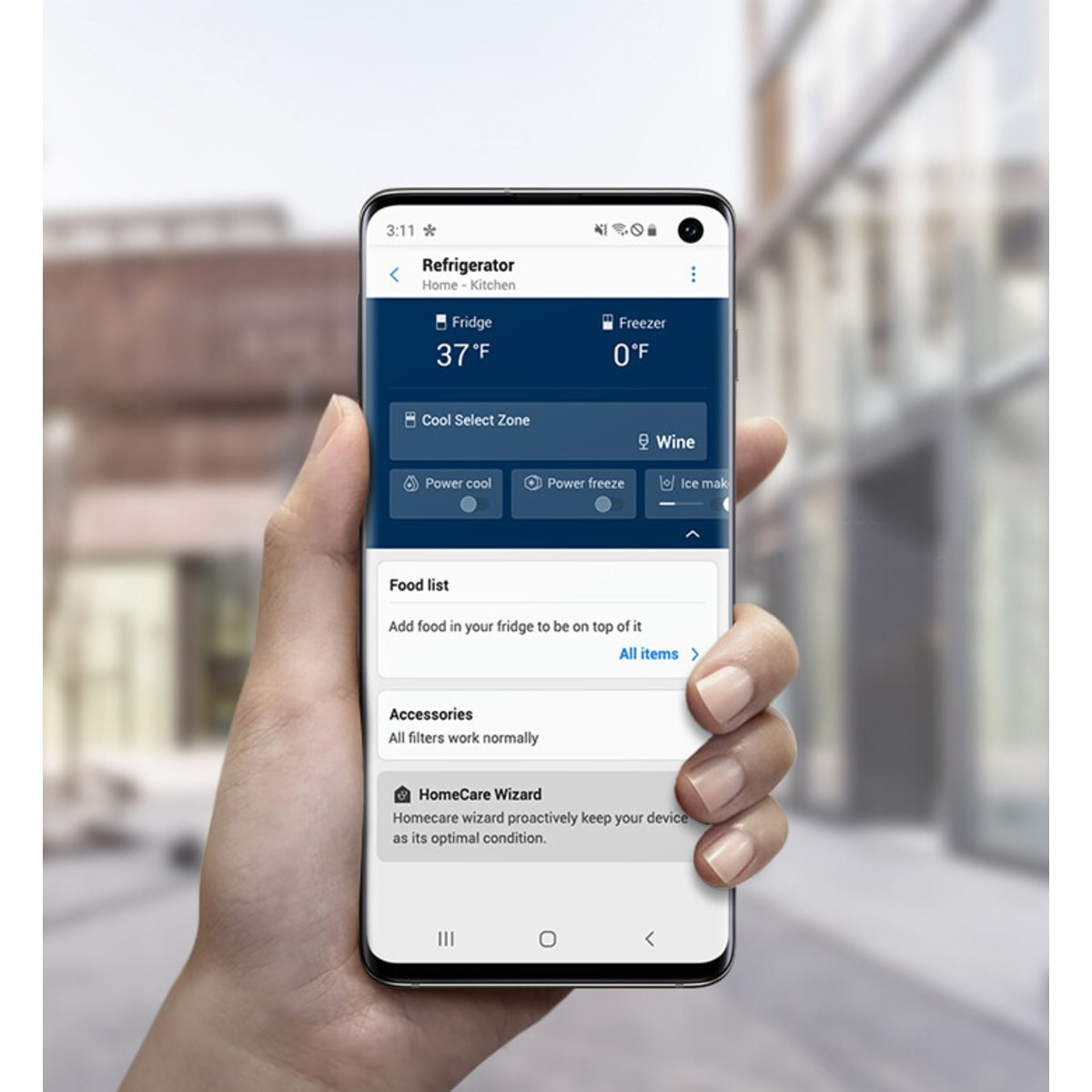 Samsung 36 in. Freestanding Side by Side Smart Refrigerator with 27.4 Cu. Ft. Total Capacity