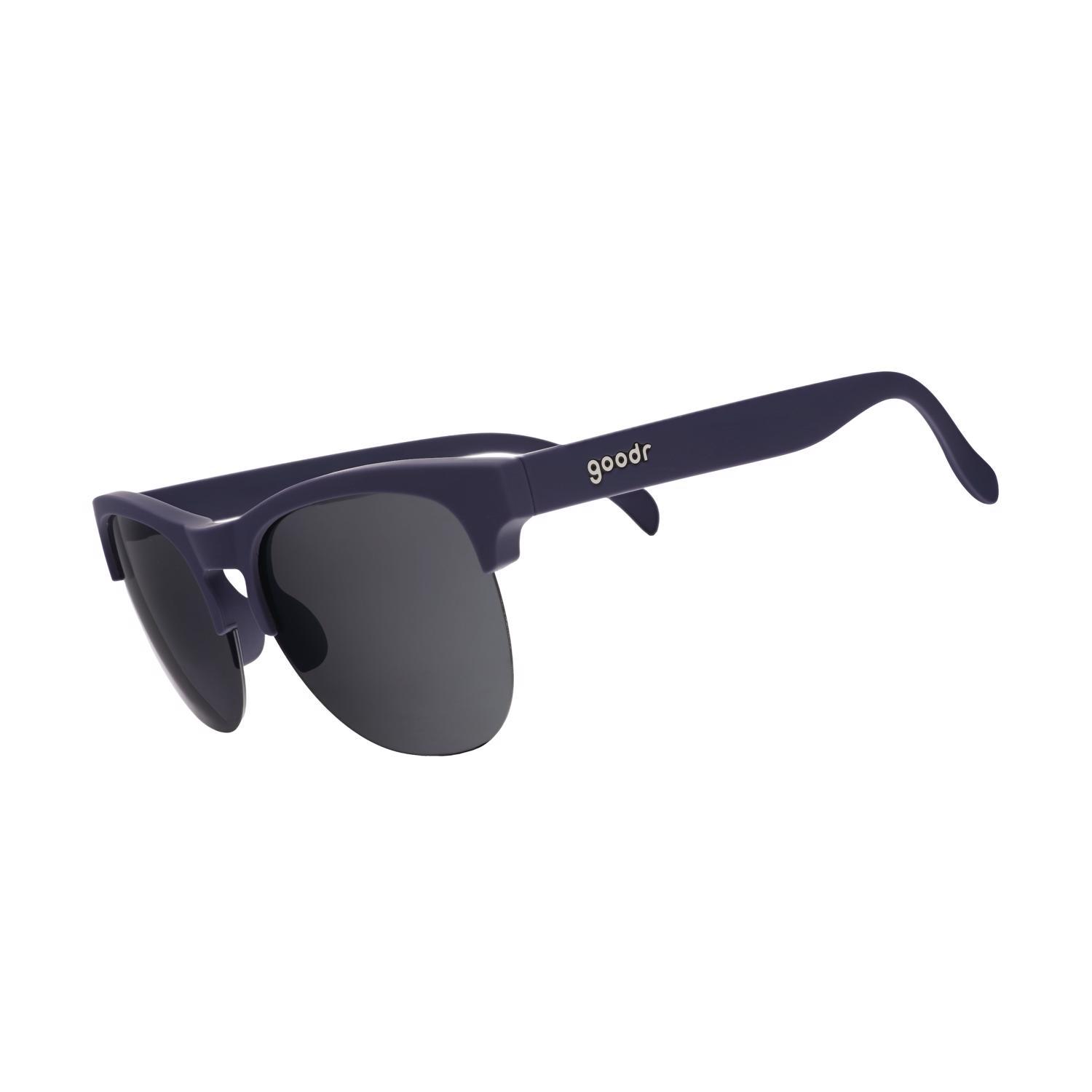 goodr Avant G - Full Sail Frenzy Sunglasses Unisex Blue Frame Black Lens Polarized