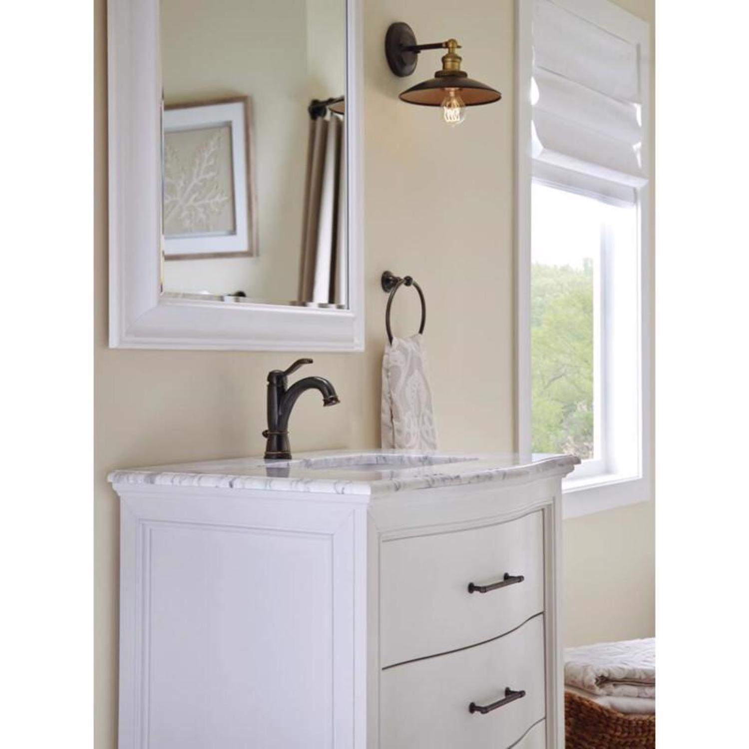 Delta Porter Oil Rubbed Bronze Bathroom Faucet 4 in.