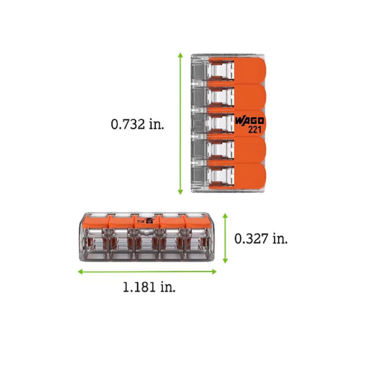 WAGO Clamp Wire Connector 40 Pack