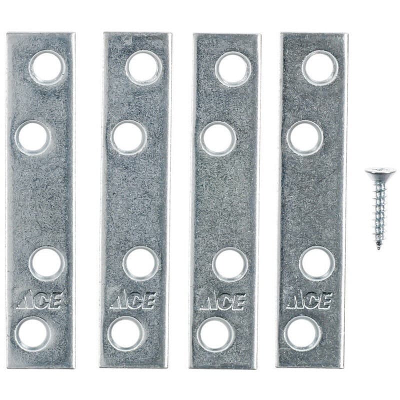 Ace 3 in. H X 0.625 in. W X.87 in. L Zinc Mending Brace