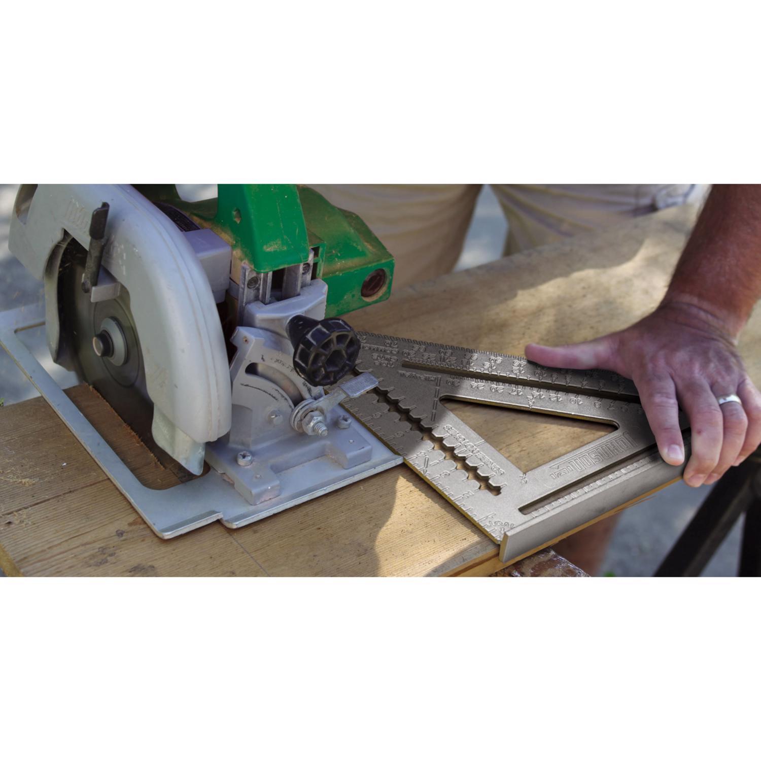 Johnson 12 in. L Aluminum Rafter Square