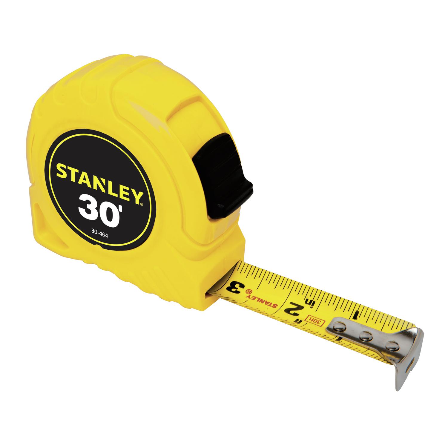 STANLEY 30 ft. L X 1 in. W Tape Measure 1 pk