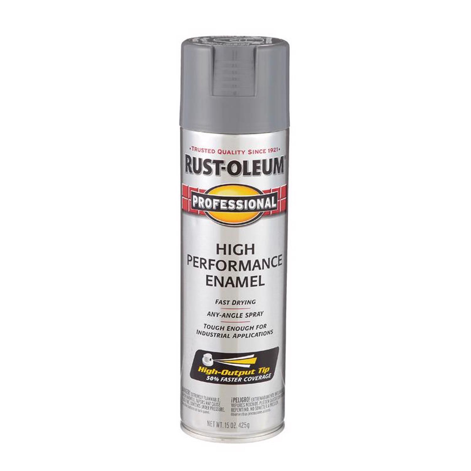 Rust-Oleum Professional Gloss Dark Machine Gray Spray Paint 15 oz