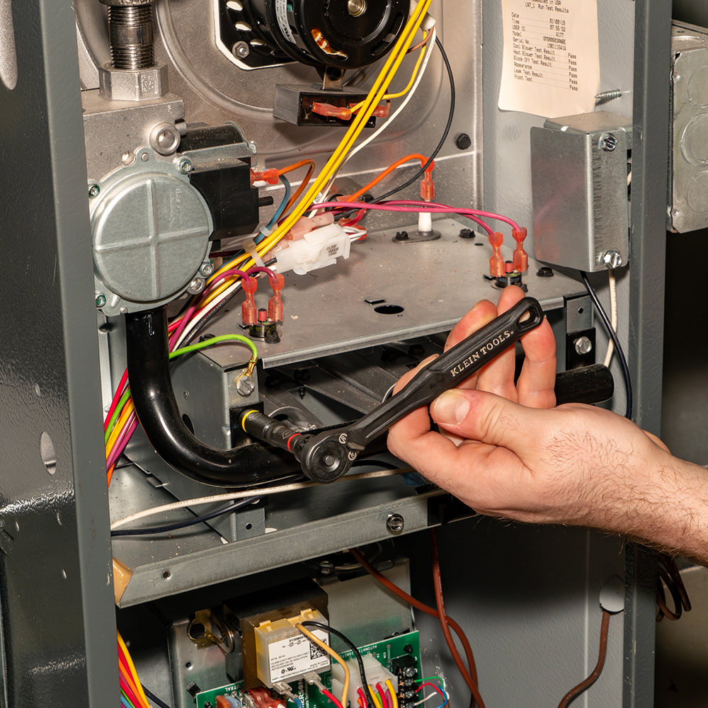 Klein KNECT Essential Deep-Well Heavy-Duty Flip Socket Set, SAE 7-Piece