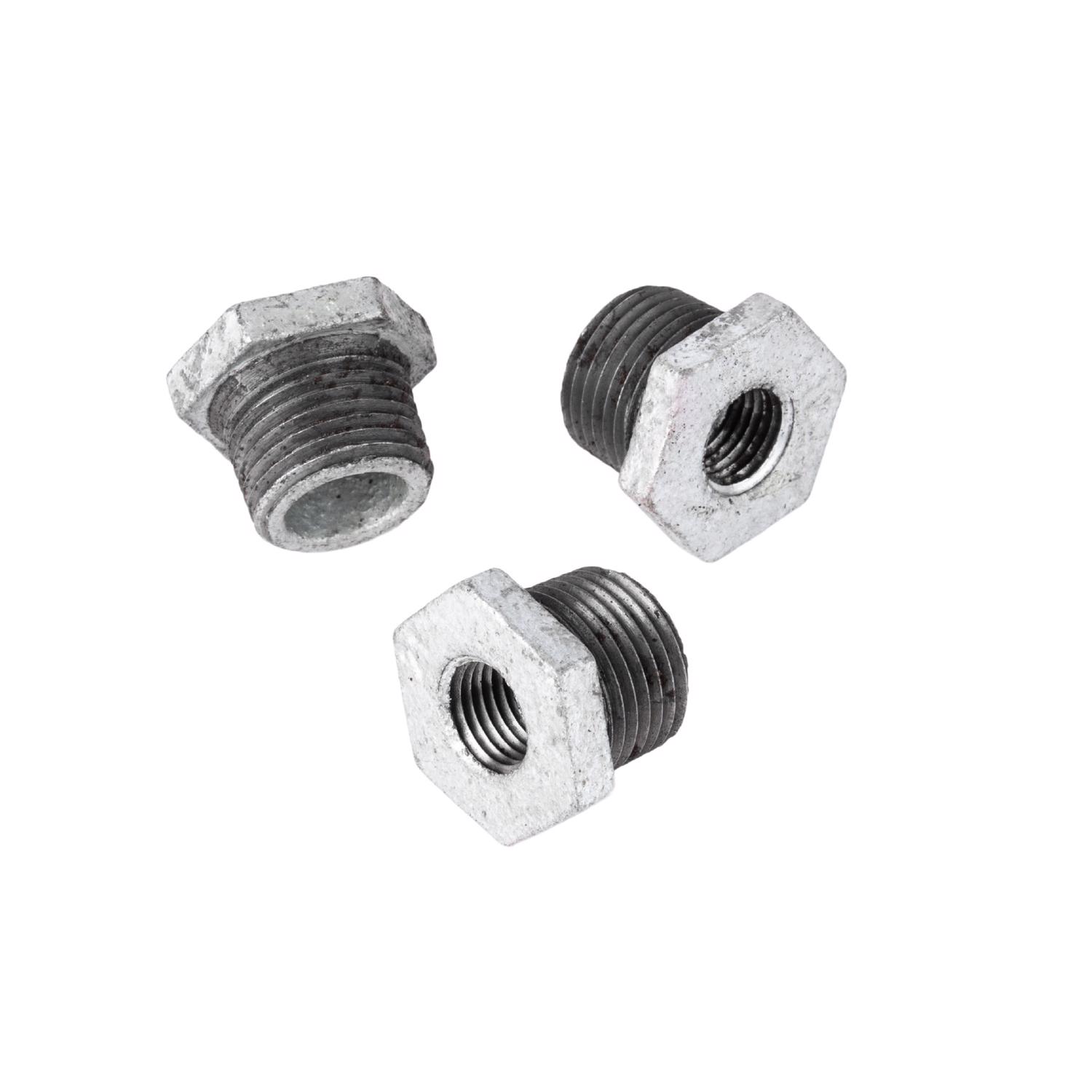 STZ Industries 1/2 in. MIP each X 1/4 in. D FIP Galvanized Malleable Iron Hex Bushing