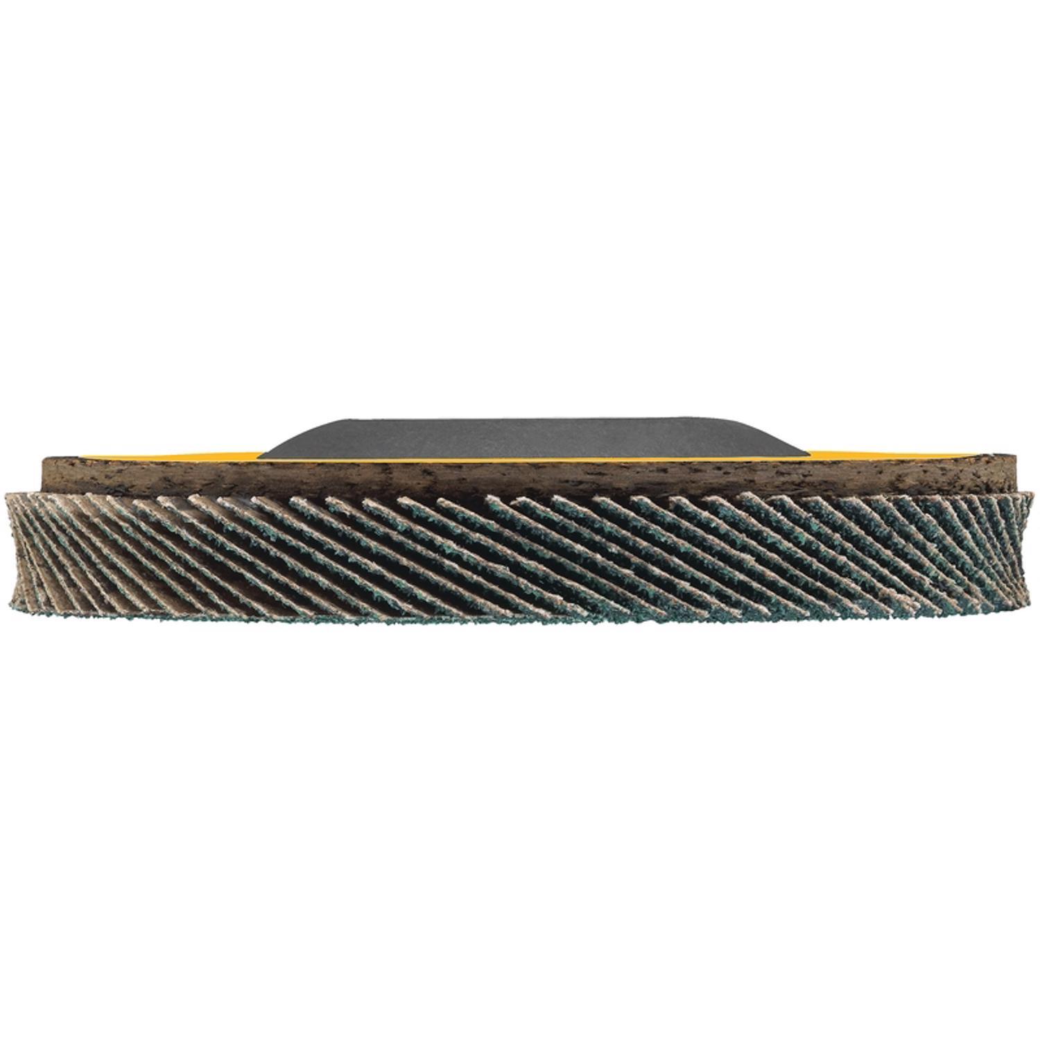 DEWALT Premium XP 4-1/2 in. D X 7/8 in. Zirconia Aluminum Oxide Flap Disc 60 Grit 1 pc