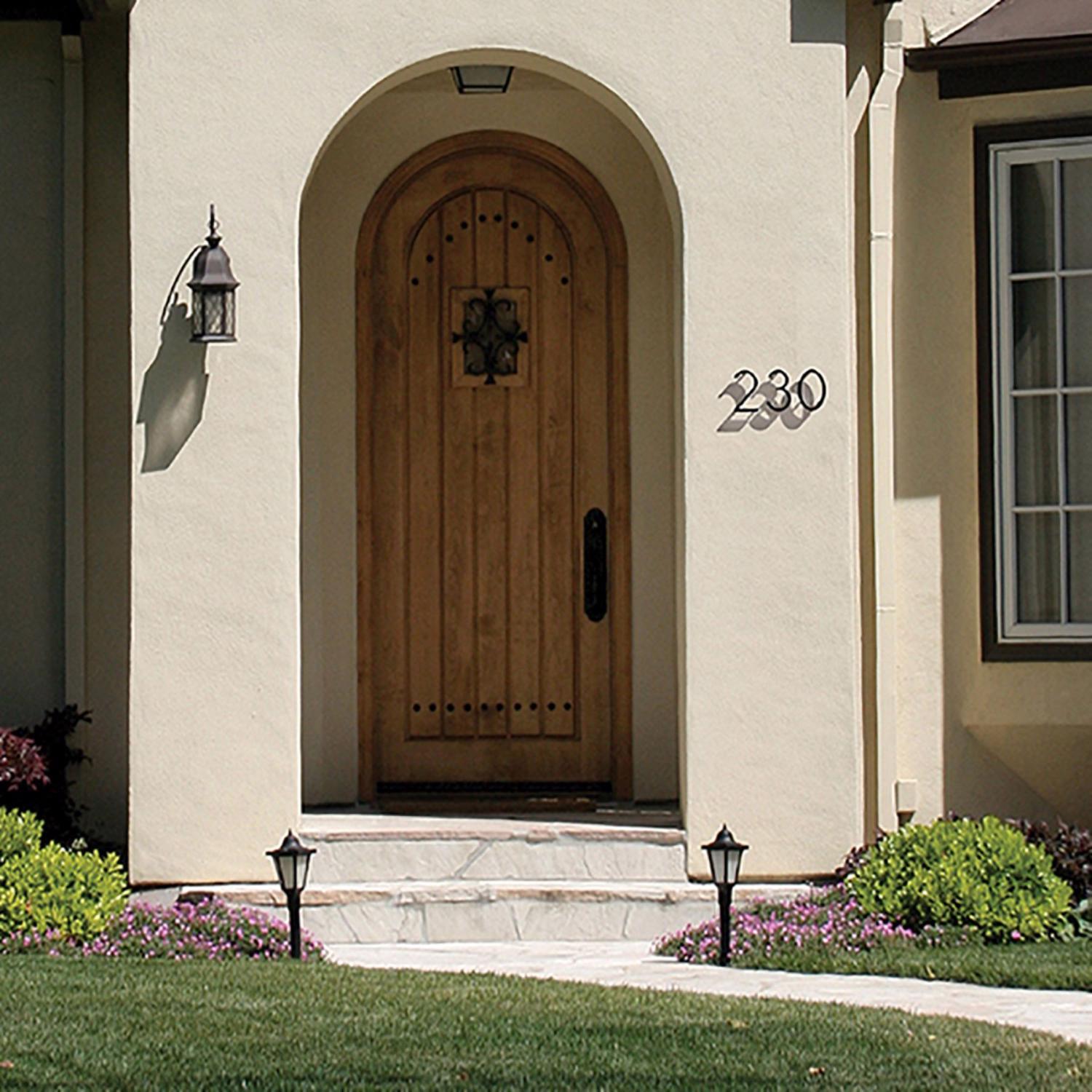 HILLMAN Distinctions 5 in. Silver Metal Screw-On Number 9 1 pc