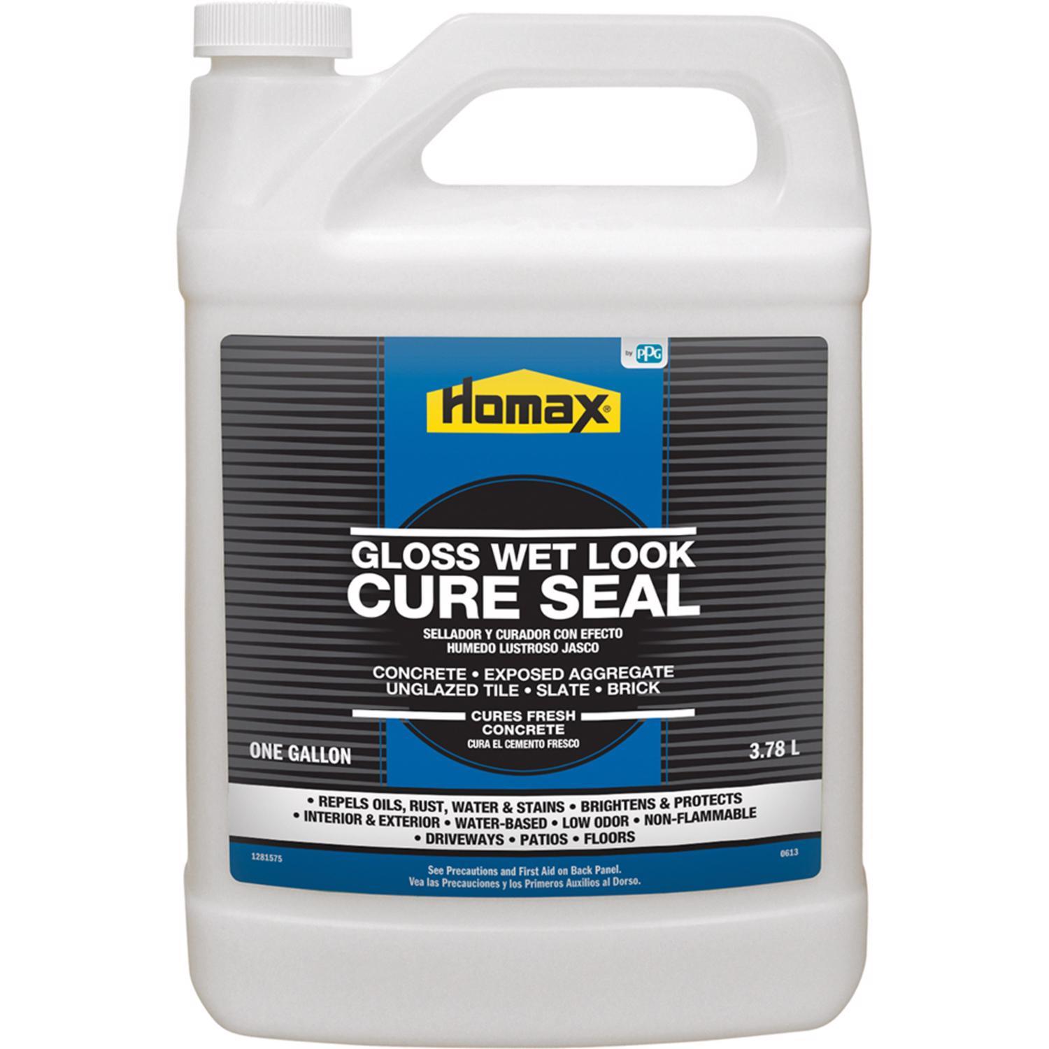 Homax Cure Seal Gloss Clear Water-Based Sealer 1 gal