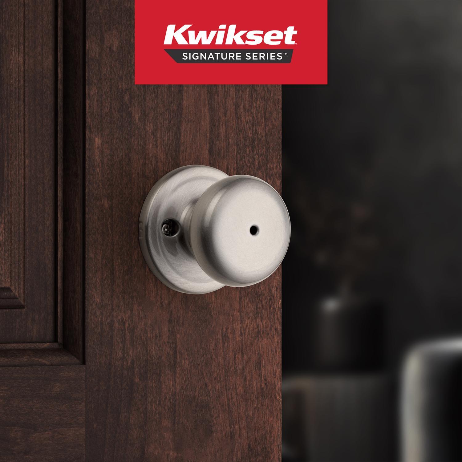 Kwikset Juno Satin Nickel Privacy Lockset 1-3/4 in.