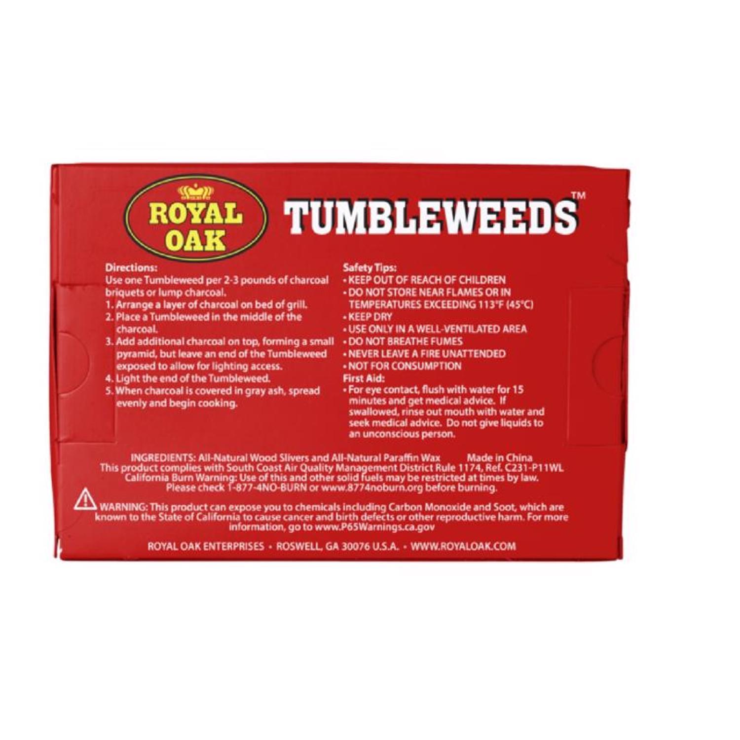 Frontier Tumbleweeds Paraffin Fire Starter 8 min 16 pk