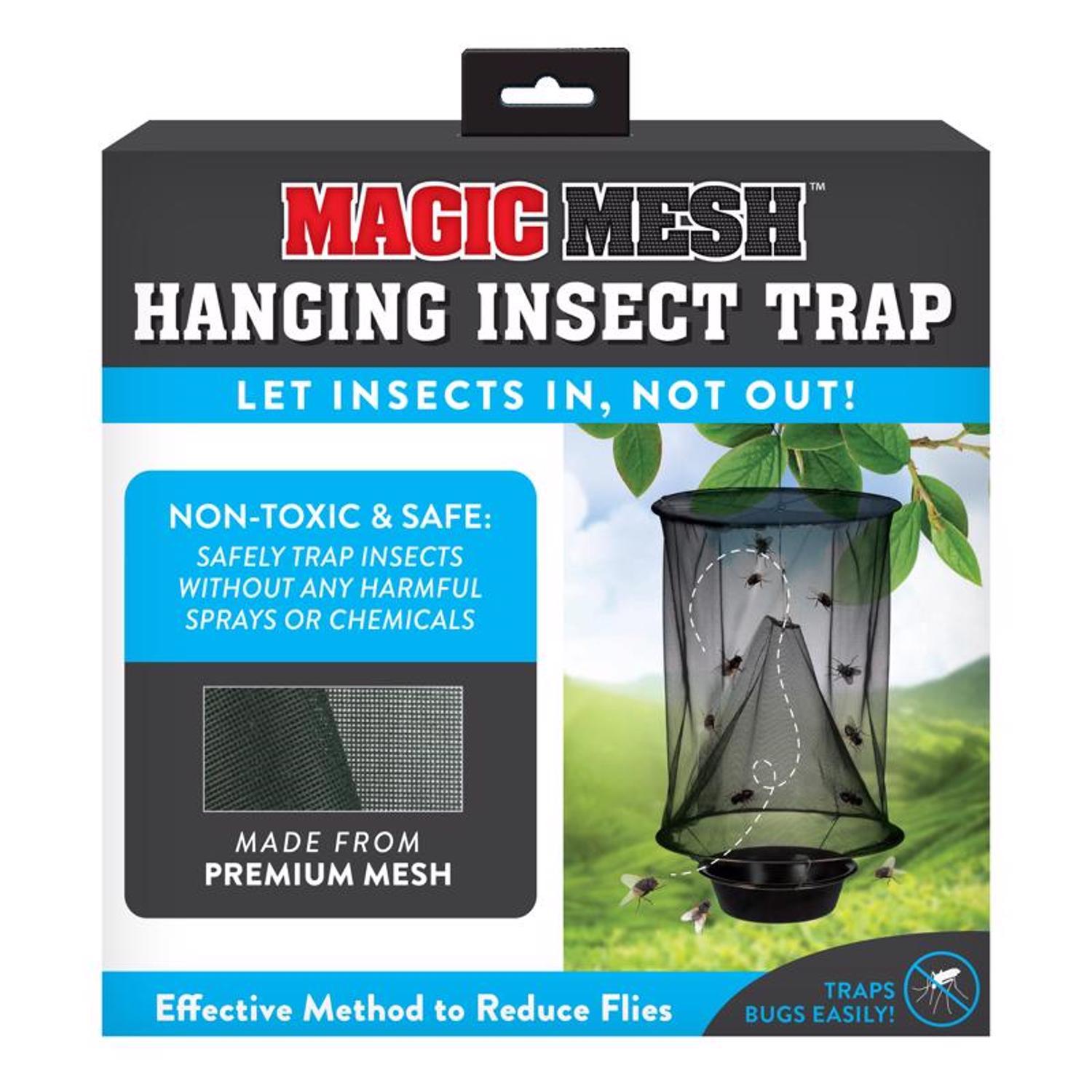 Magic Mesh Hanging Insect Trap Mesh/Plastic/Stainless 1 Pack