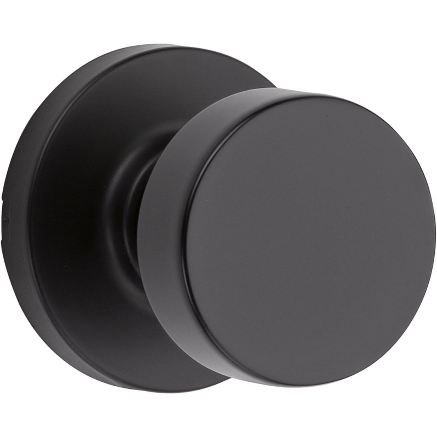 Kwikset Signature Series Pismo Matte Black Knob