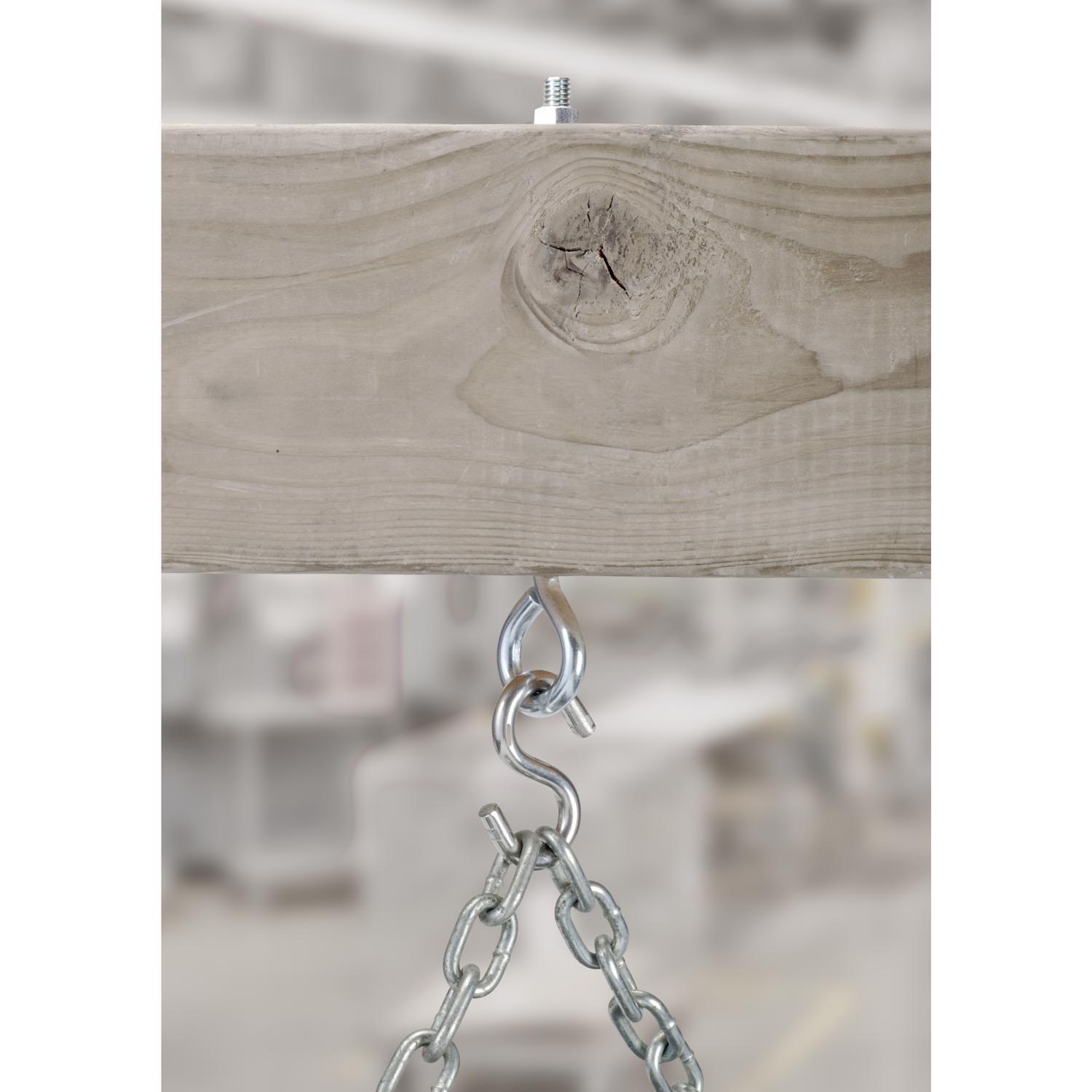 Hampton 3/8 in. X 8 in. L Zinc-Plated Steel Eyebolt Nut Included