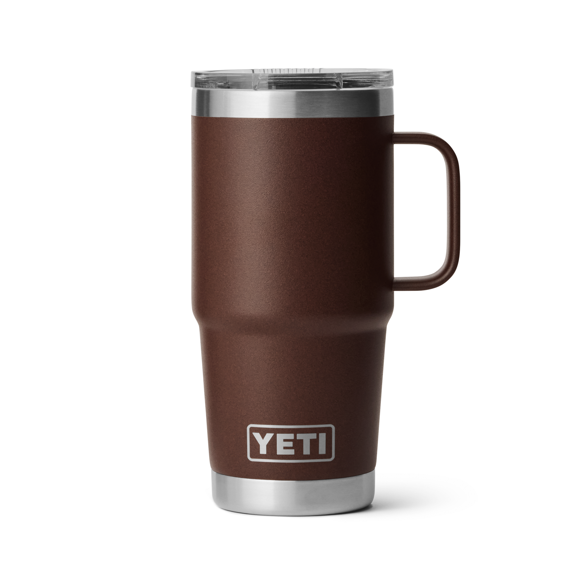 Yeti Rambler 20 oz. Travel Mug with Stronghold Lid Wetlands Brown