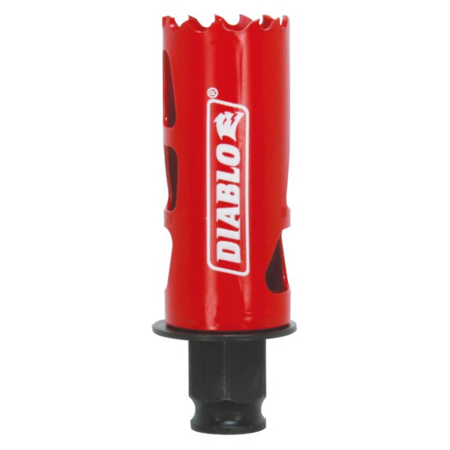 Diablo Snap-Lock Plus 1-1/8 in. Bi-Metal 2-3/8 in. L Hole Saw Arbor Included