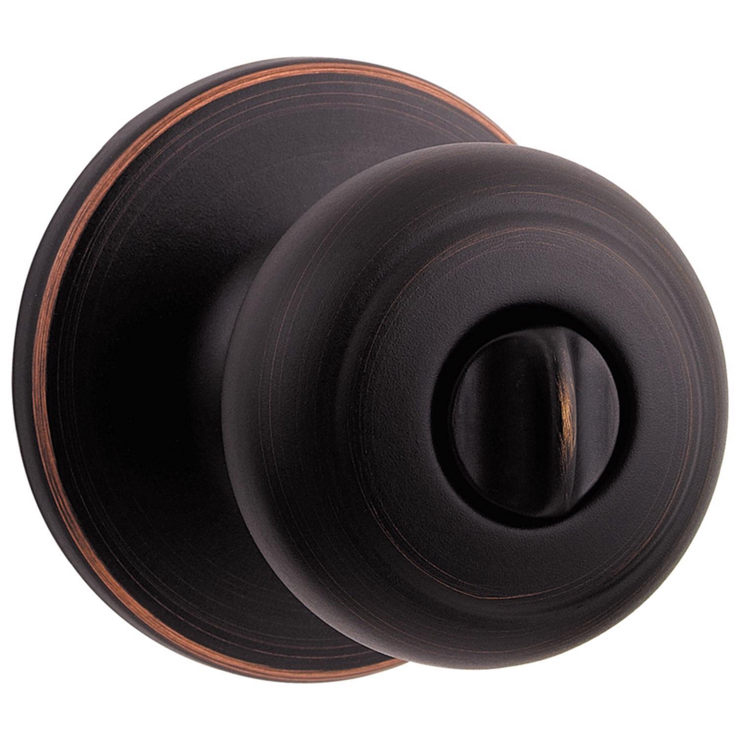Kwikset Cove Venetian Bronze Privacy Knob Right or Left Handed