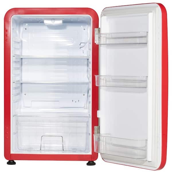 Crosley Retro Mini Fridge 3.2 CuFt Red Hot Red