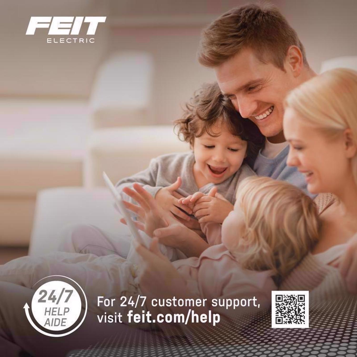 Feit BR30 E26 (Medium) Smart-Enabled LED Bulb Tunable White 65 Watt Equivalence 1 pk