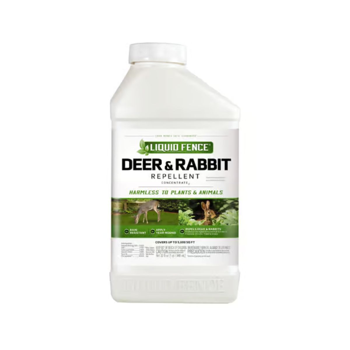 Liquid Fence Animal Repellent Liquid For Deer and Rabbits 32 oz.