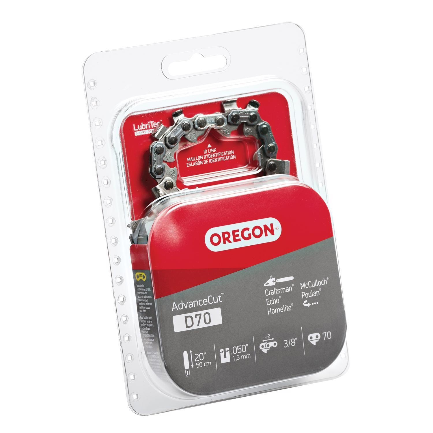 Oregon AdvanceCut D70 20 in. Chainsaw Chain 70 links