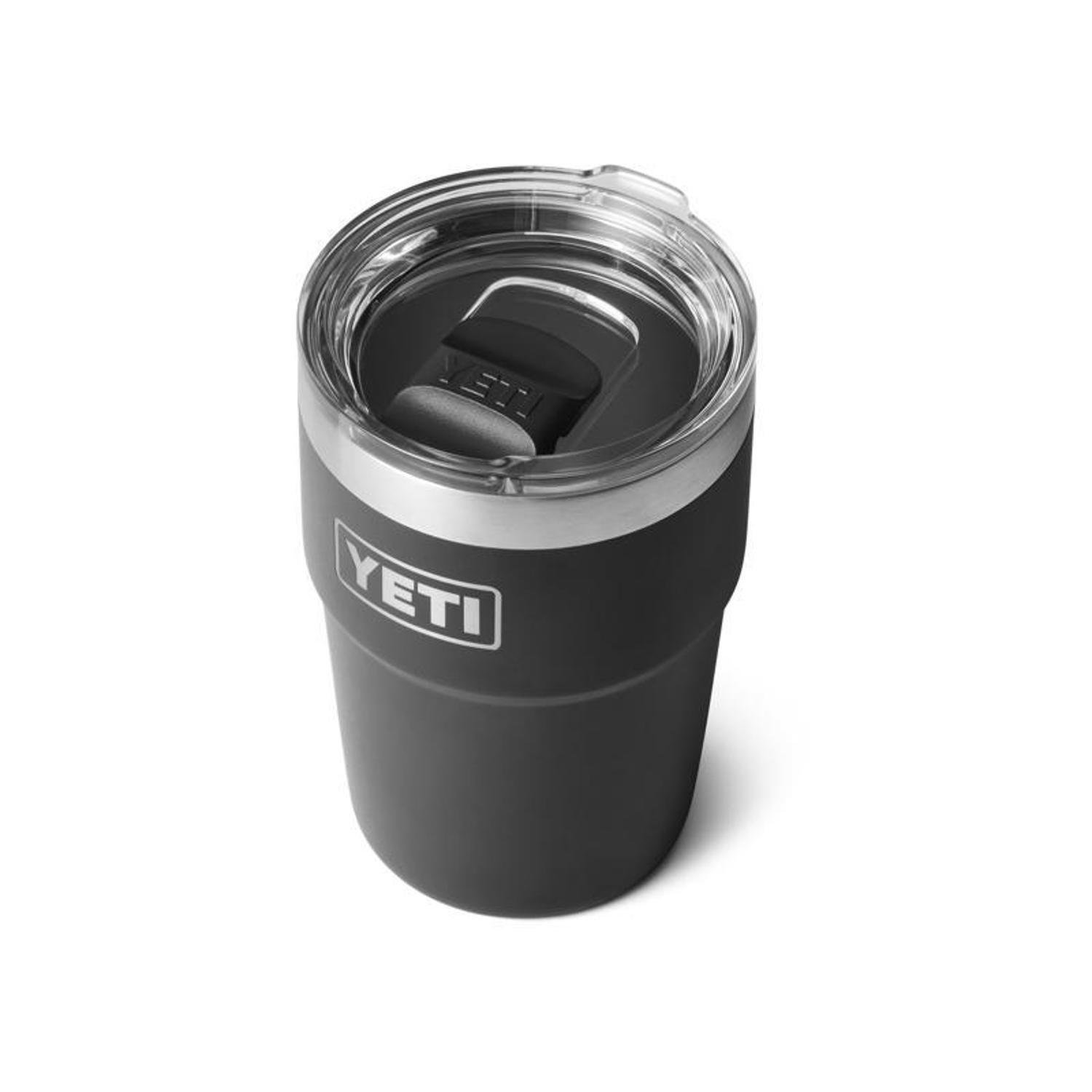 YETI Rambler 16 oz Black BPA Free Stackable Tumbler with MagSlider Lid