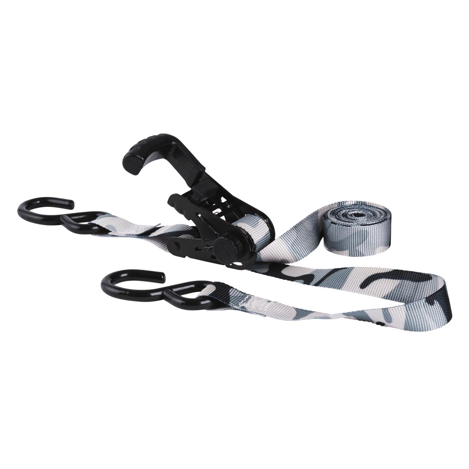 Keeper Ergo-Torque 1 in. W X 10 ft. L Camo Ratchet Tie Down Strap 500 lb 1 pk