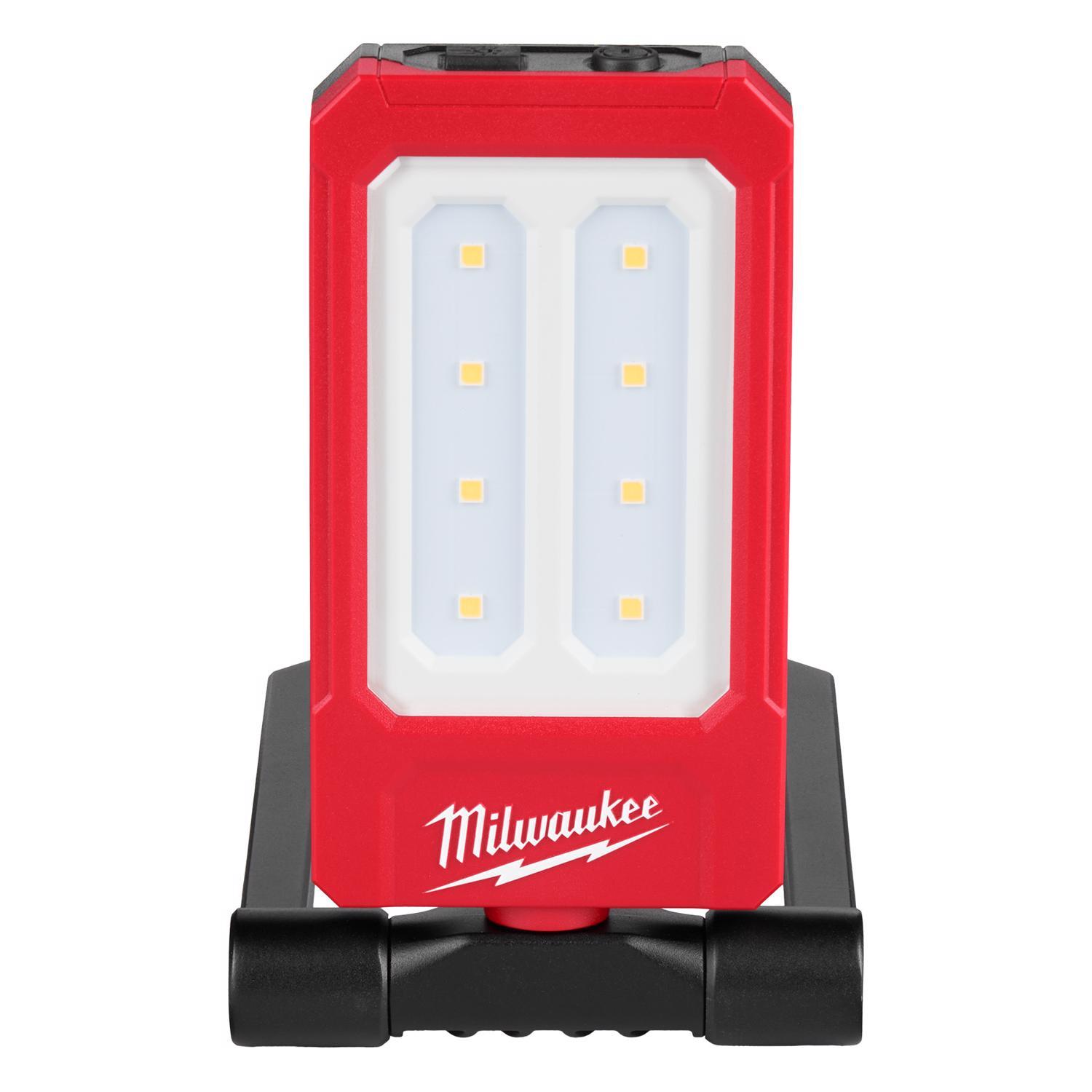 Milwaukee 500 lm Black/Red LED Rechargeable Charge Light