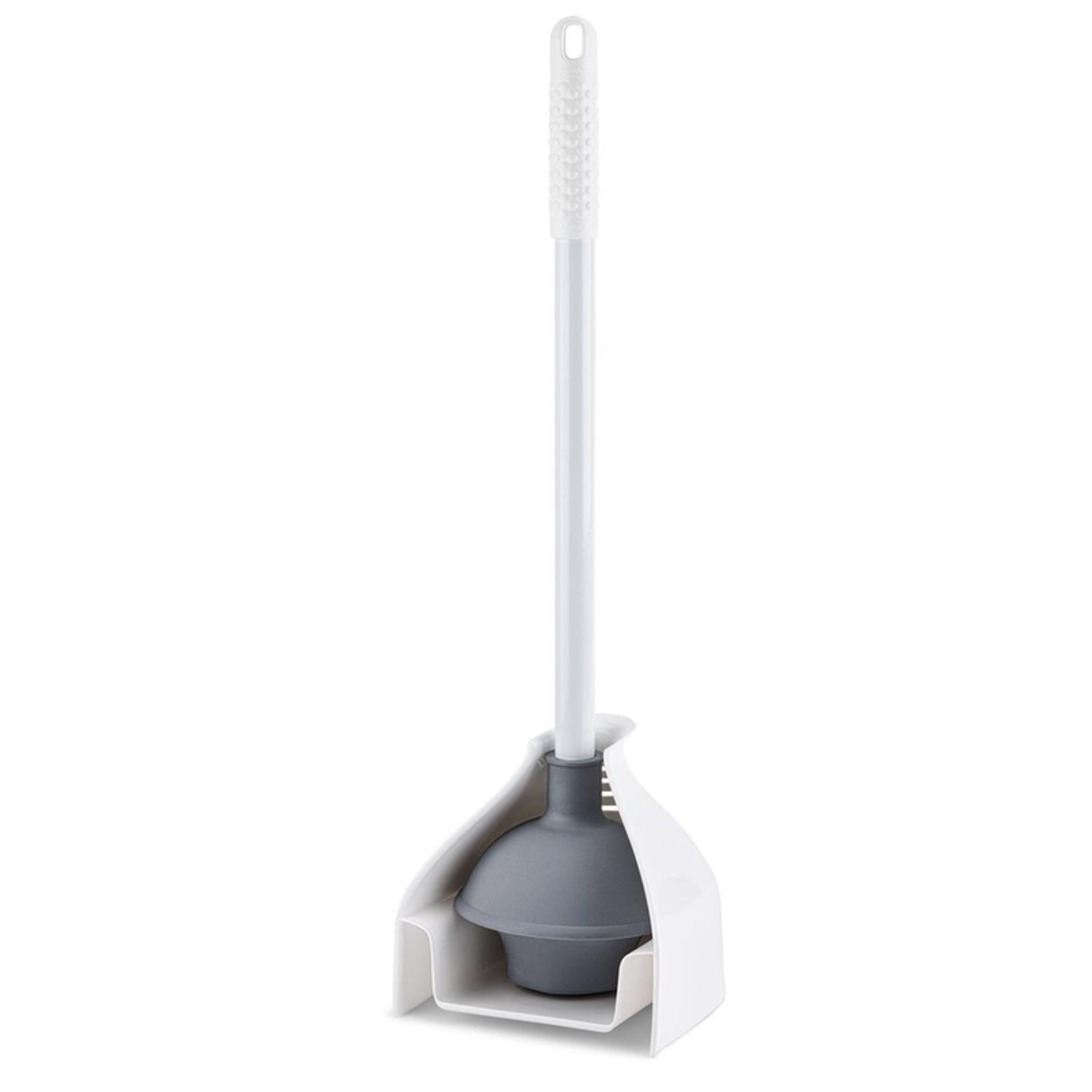 Libman Premium Toilet Plunger and Caddy 18 in. L X 5.25 in. D