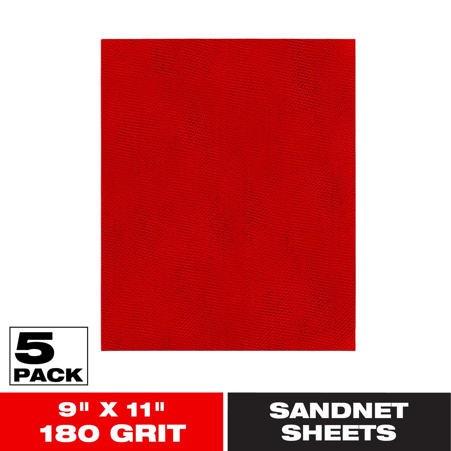 Diablo SandNet 11 in. L X 9 in. W 180 Grit Ceramic Sanding Sheet 5 pk