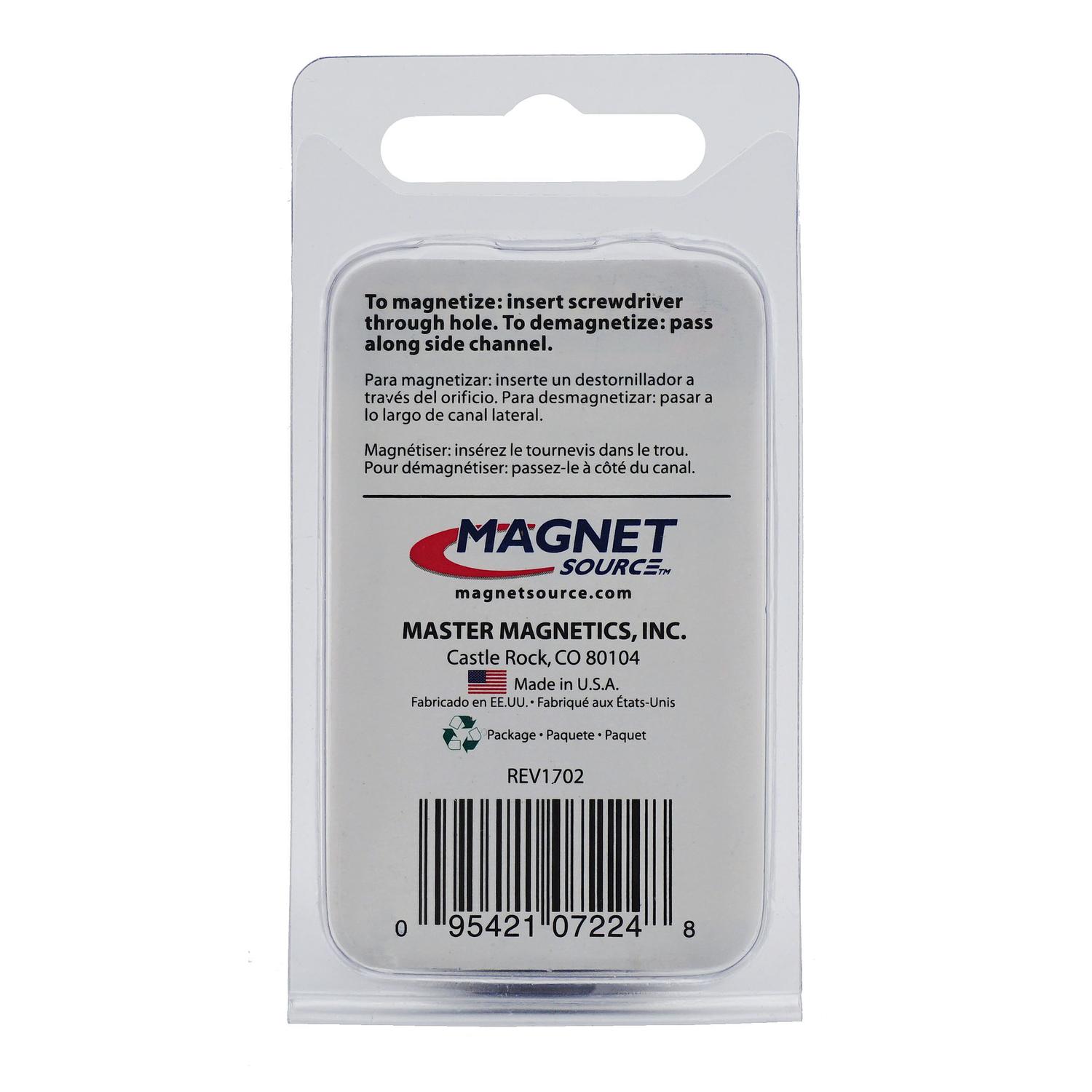Magnet Source 1 in. L X 1 in. W Black Magnetizer 1 pc