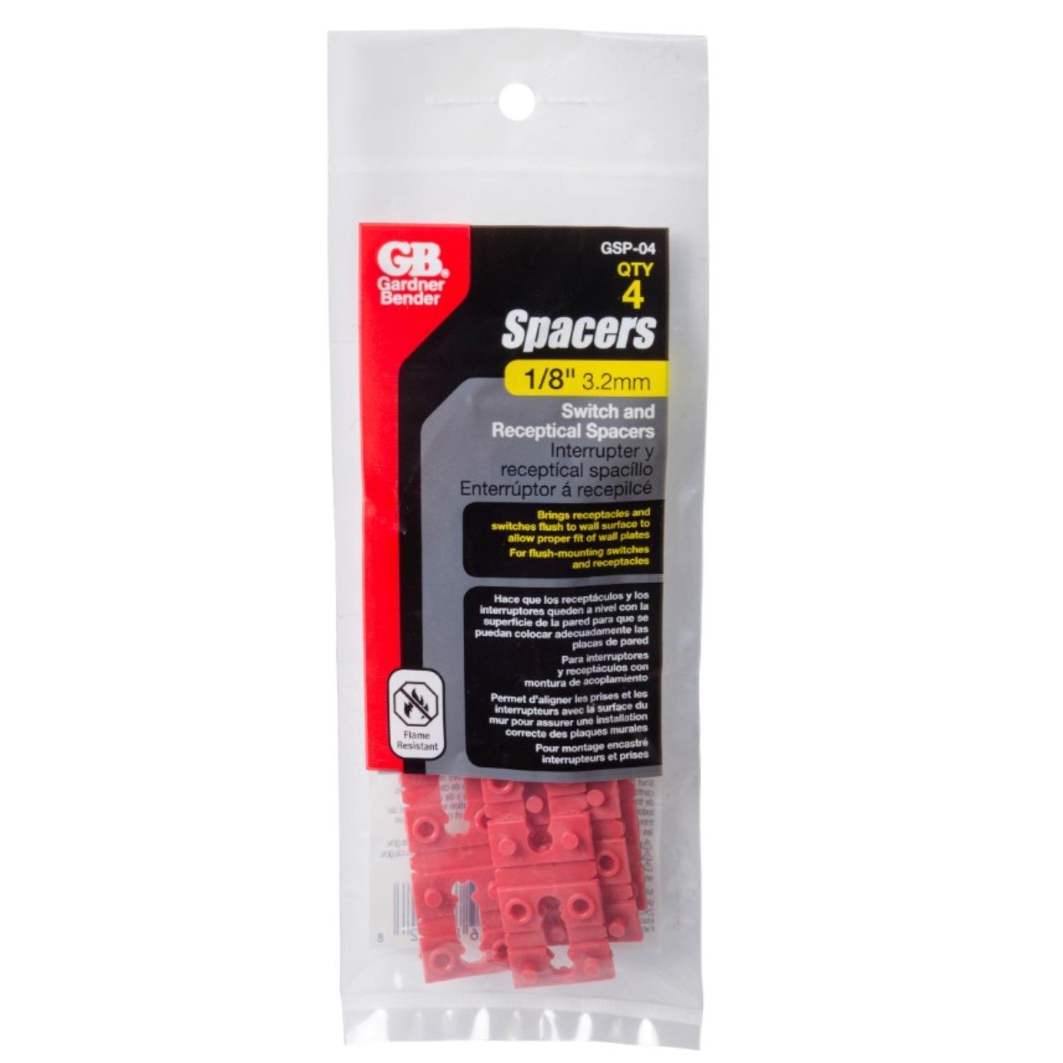 Gardner Bender Non-Metallic Electrical Depth Spacers 4 pk