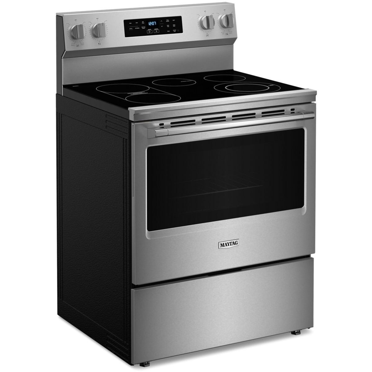 Maytag 30 in. Freestanding Electric Range with 5 Element Burners, 5.3 Cu. Ft. Oven Capacity