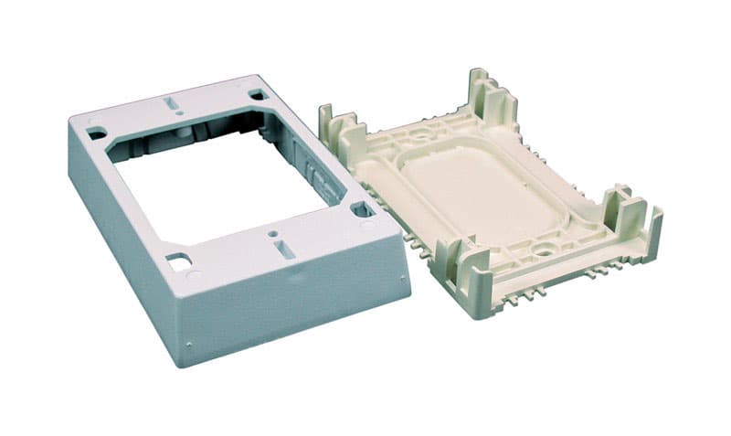 Legrand Rectangle PVC 1 gang Outlet Box White