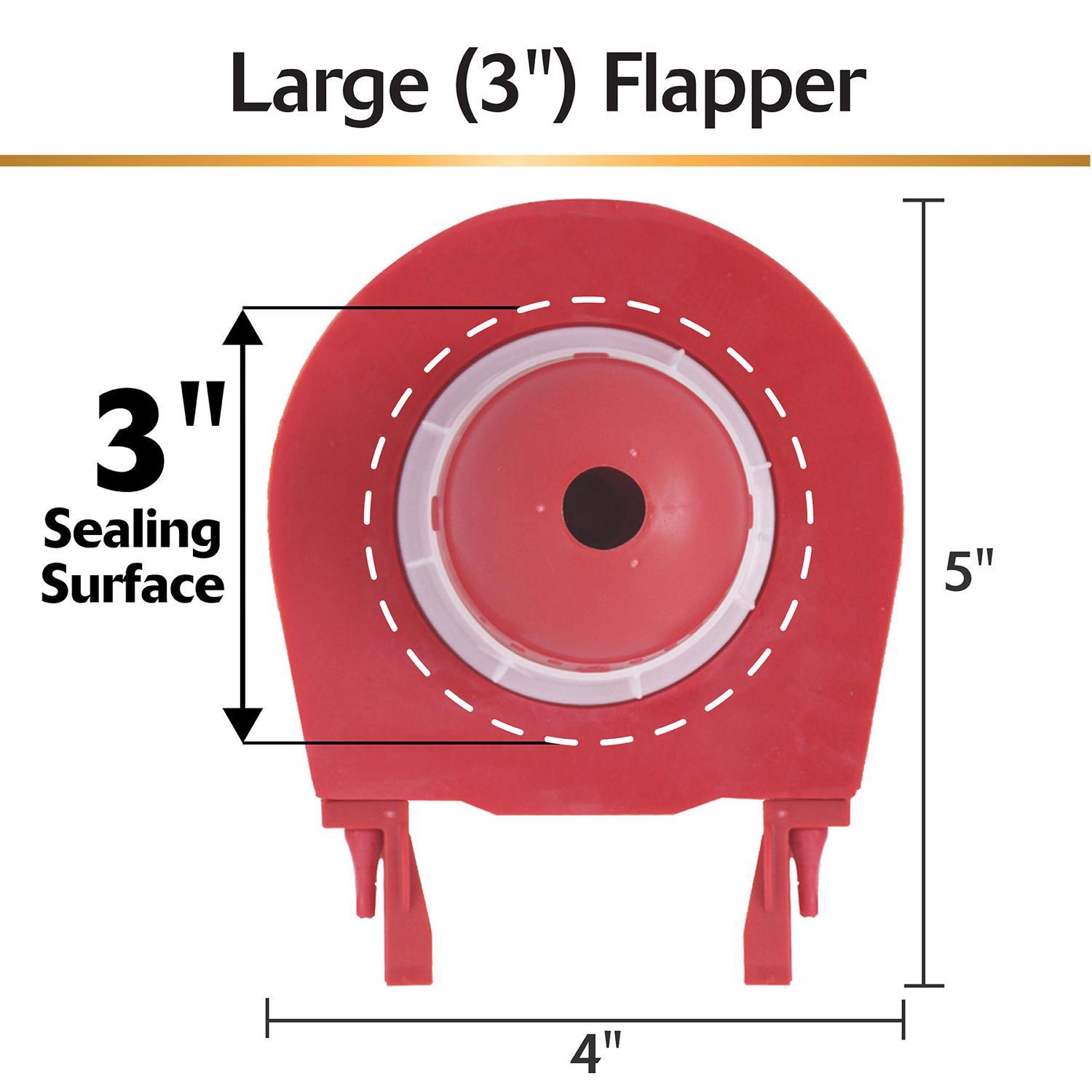 Korky Toilet Flapper Red For Universal
