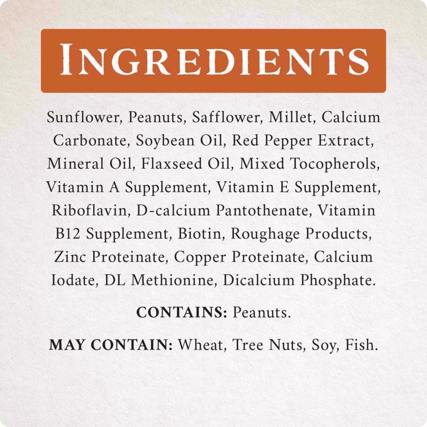 Songbird Selections Wild Bird Seed Wild Bird Food 10 lb