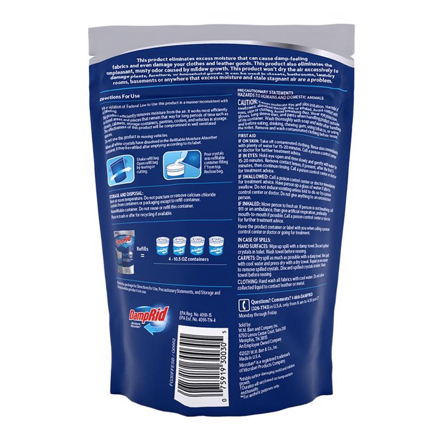 DampRid Moisture Absorber Refill No Scent 10 oz