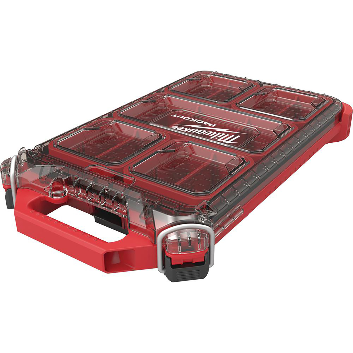 Milwaukee Packout 9.7 in. W X 2.5 in. H Storage Organizer Impact-Resistant Poly 5 compartments Red