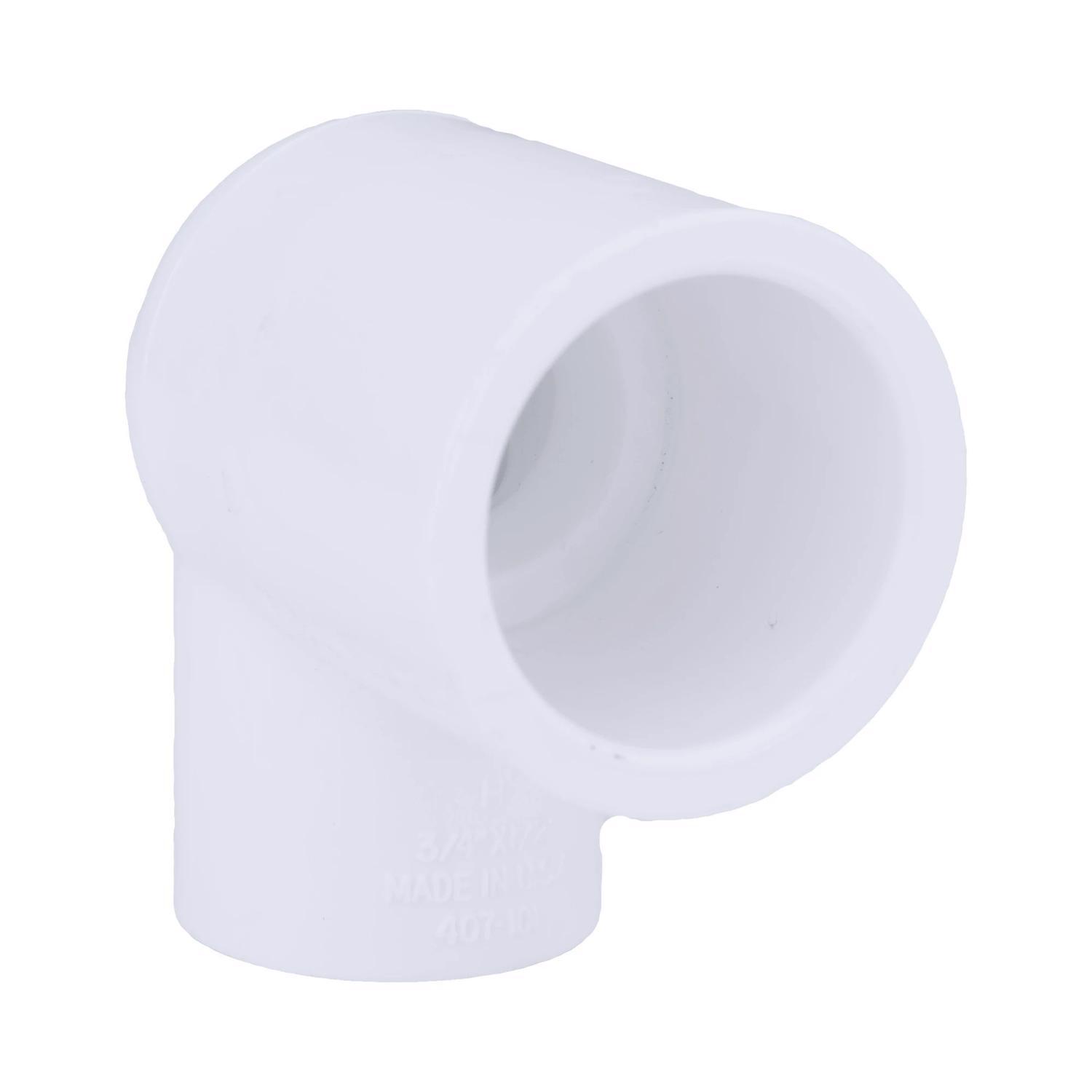 Charlotte Pipe Schedule 40 3/4 in. Slip X 1/2 in. D FPT PVC Elbow 1 pk