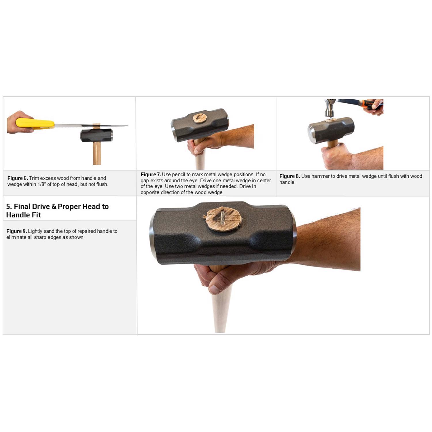 Truper 36 in. Wood Sledge Replacement Handle Brown 1 pc